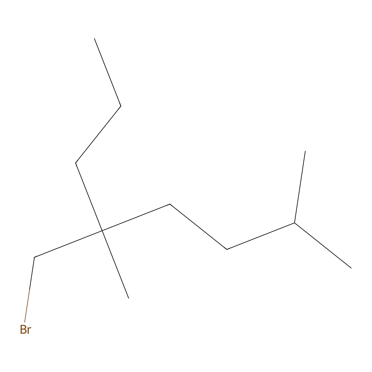 5-(Bromomethyl)-2,5-dimethyloctane molecular structure, CAS 1482724-60-6
