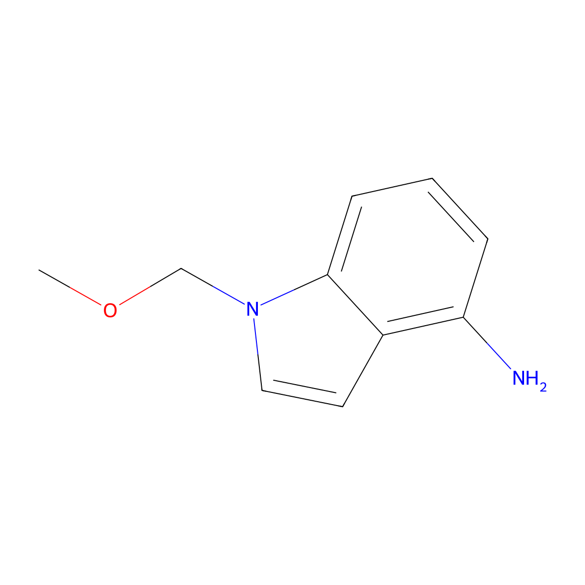 1-(Methoxymethyl)-1H-indol-4-amine molecular structure, CAS 1482844-01-8