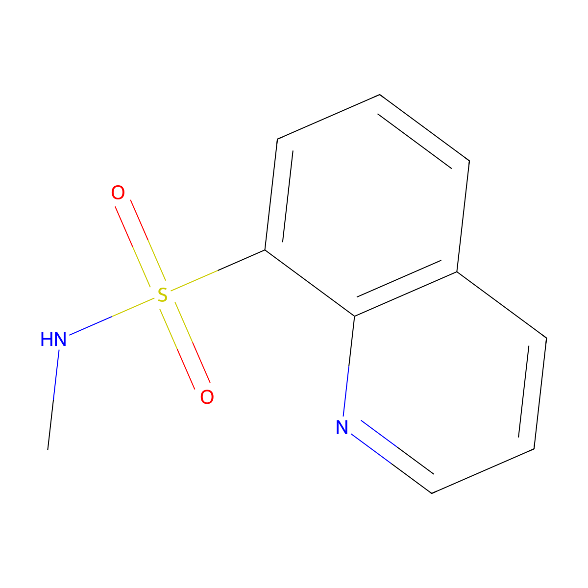 N-methylquinoline-8-sulfonamide molecular structure, CAS 148287-31-4