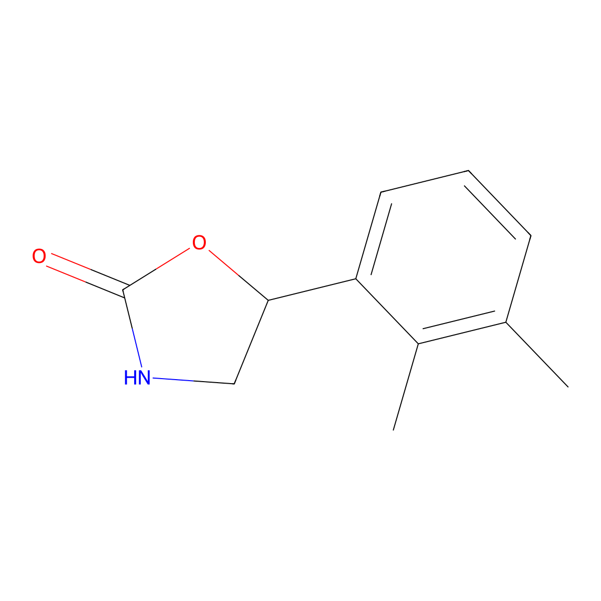 5-(2,3-Dimethylphenyl)-1,3-oxazolidin-2-one molecular structure, CAS 1482899-28-4