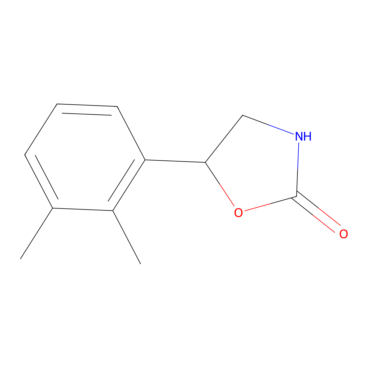 5-(2,3-Dimethylphenyl)-1,3-oxazolidin-2-one molecular structure, CAS 1482899-28-4