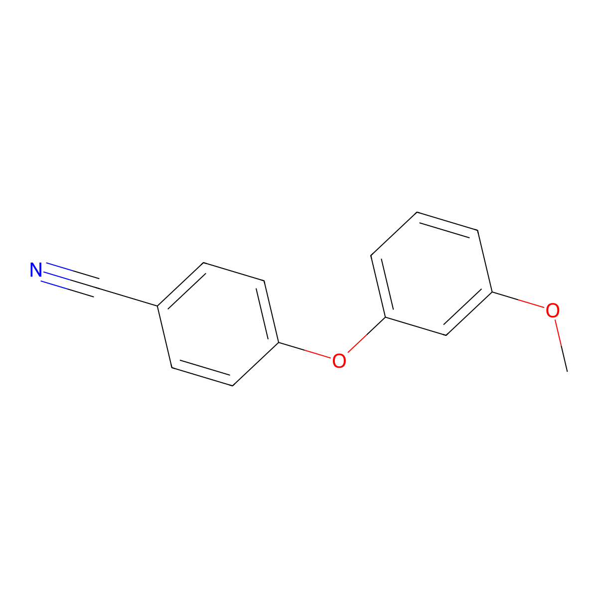 4-(3-Methoxyphenoxy)benzonitrile molecular structure, CAS 148291-60-5