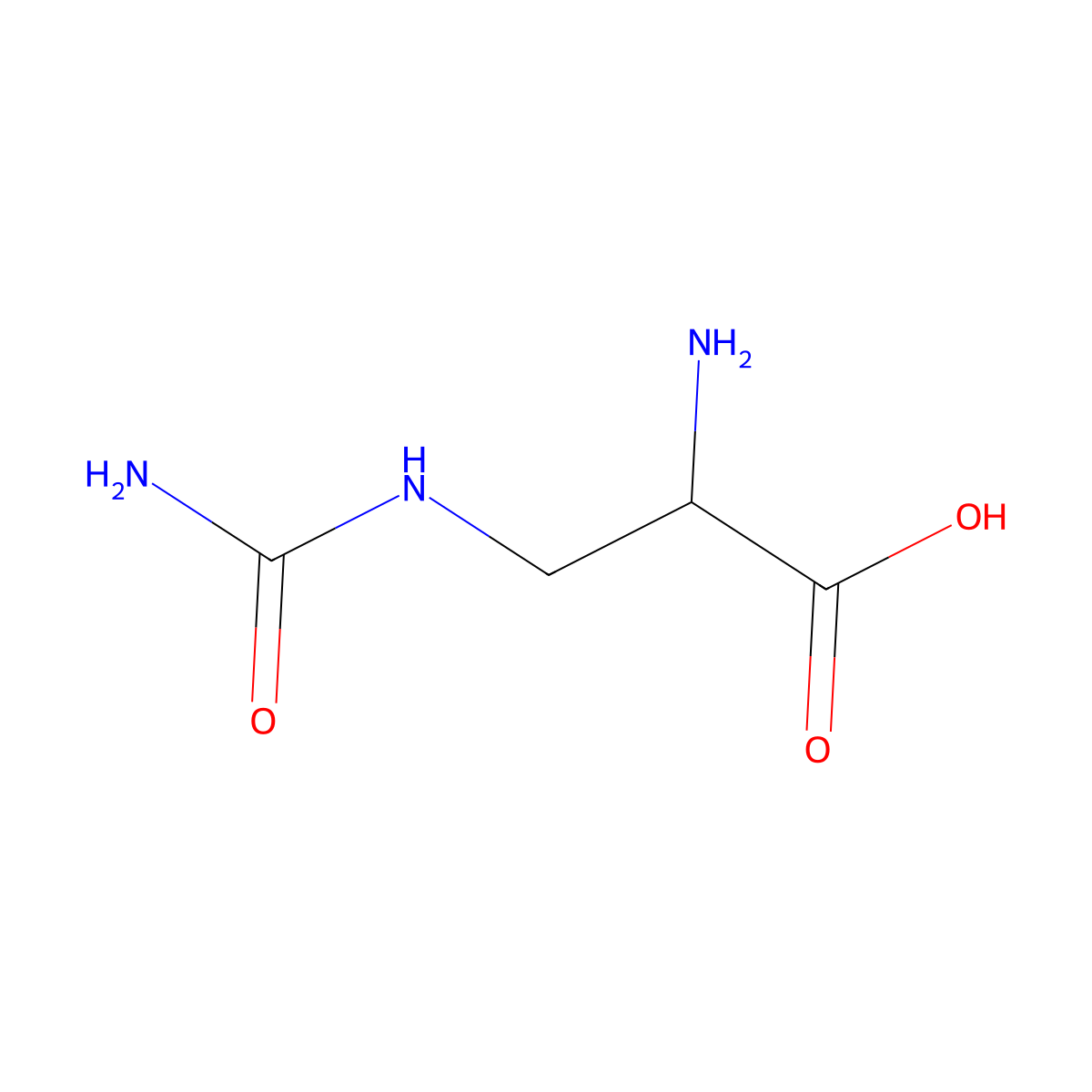Albizziin molecular structure, CAS 1483-07-4
