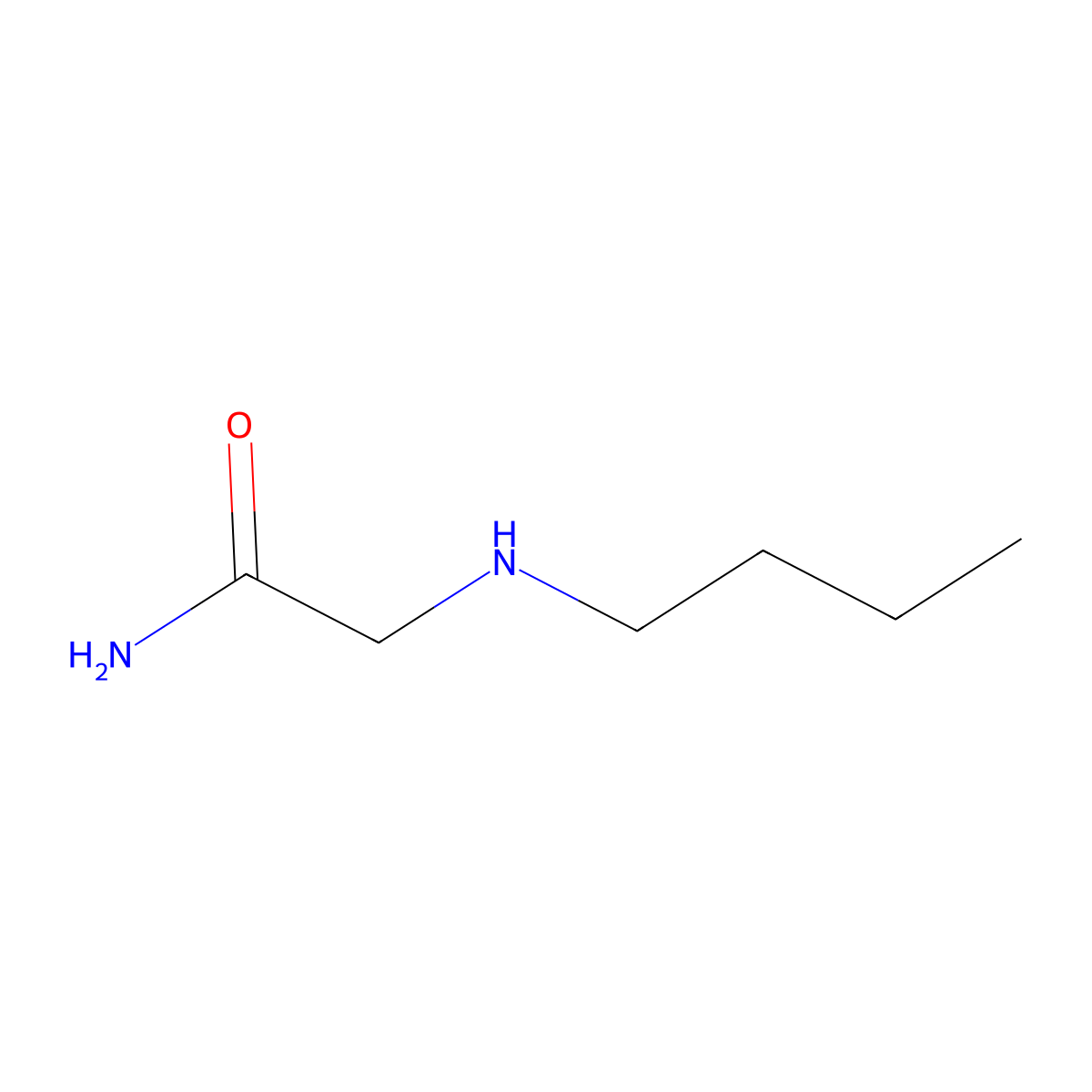 2-(Butylamino)acetamide molecular structure, CAS 148306-04-1
