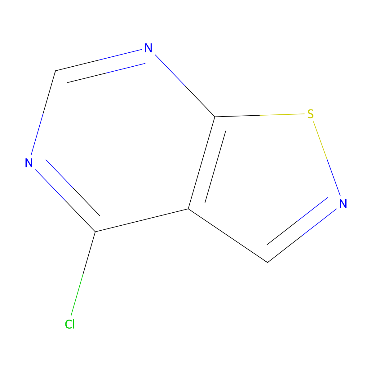 4-Chloroisothiazolo[5,4-D]pyrimidine molecular structure, CAS 1483065-60-6