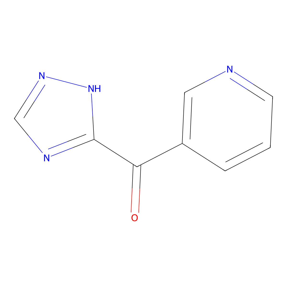 3-(4H-1,2,4-triazole-3-carbonyl)pyridine molecular structure, CAS 1483129-37-8