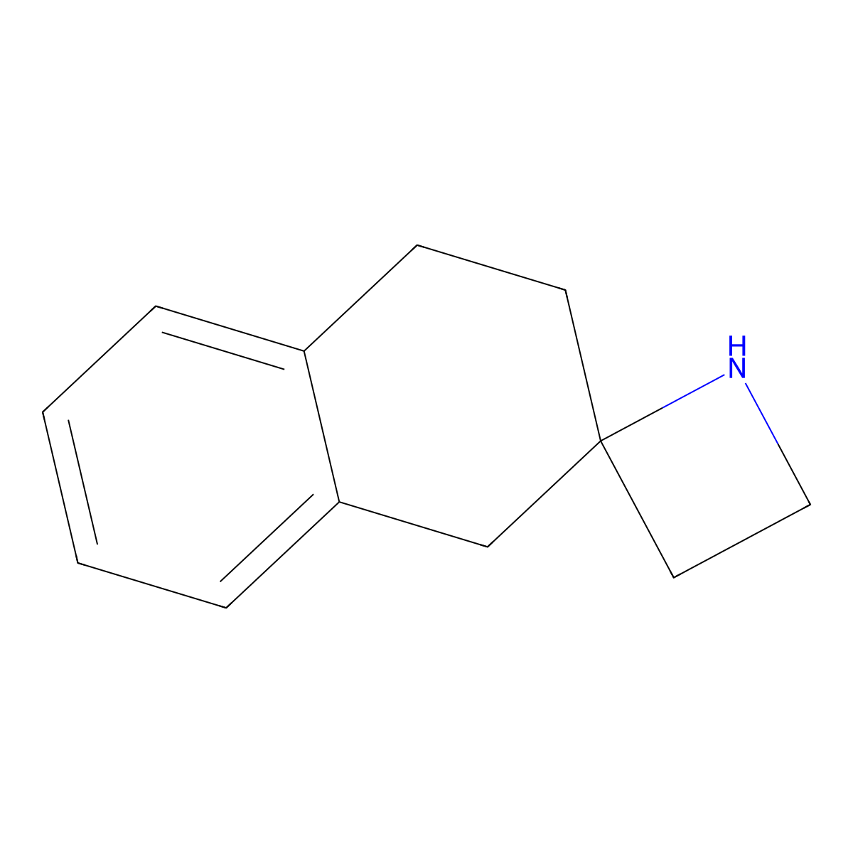 3',4'-Dihydro-1'H-spiro[azetidine-2,2'-naphthalene] molecular structure, CAS 1483318-68-8