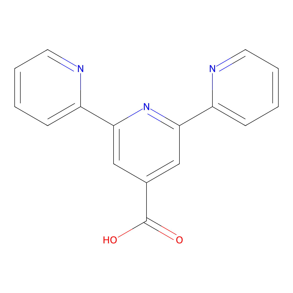 2,2':6',2''-Terpyridine-4'-carboxylic Acid molecular structure, CAS 148332-36-9