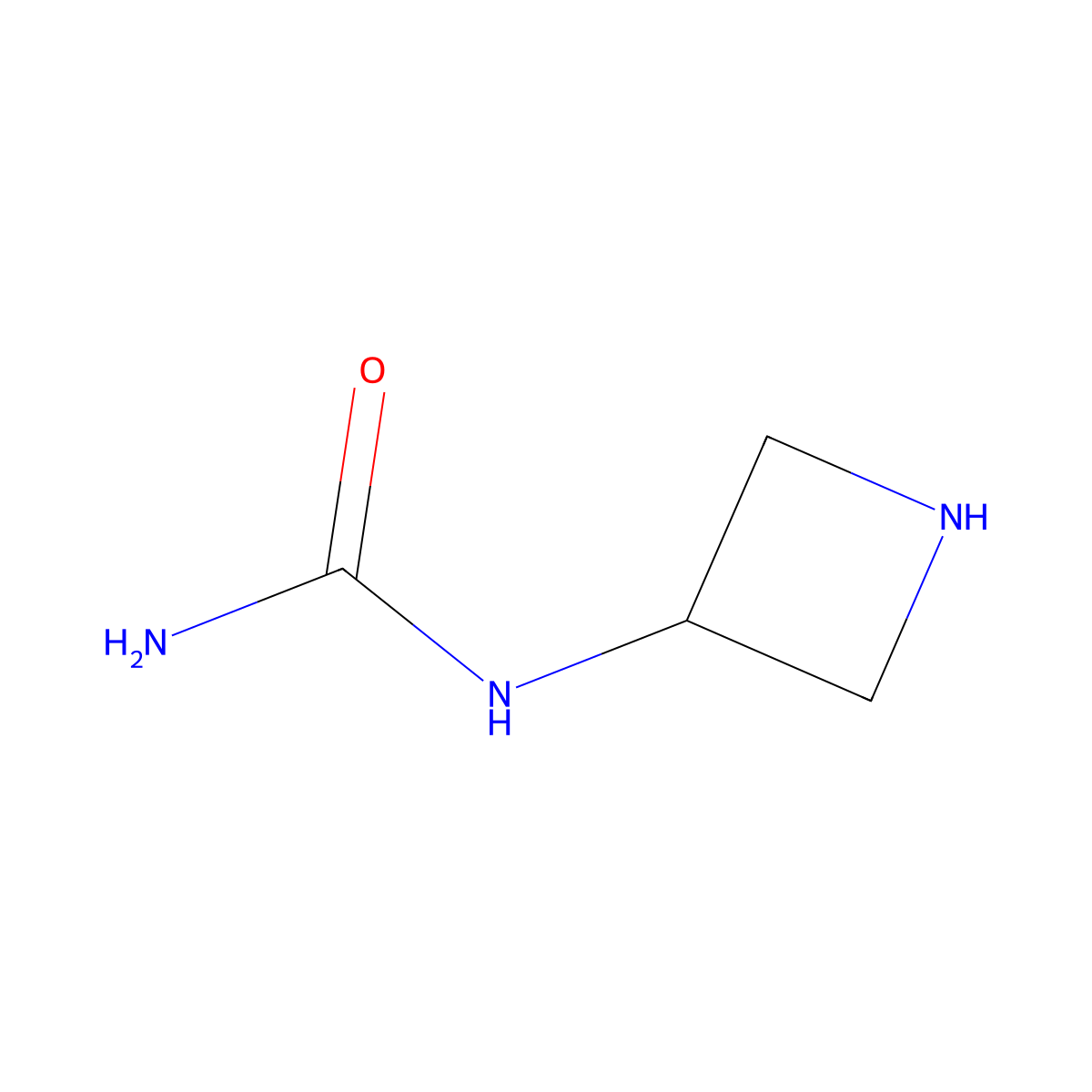 (Azetidin-3-yl)urea molecular structure, CAS 1483325-09-2