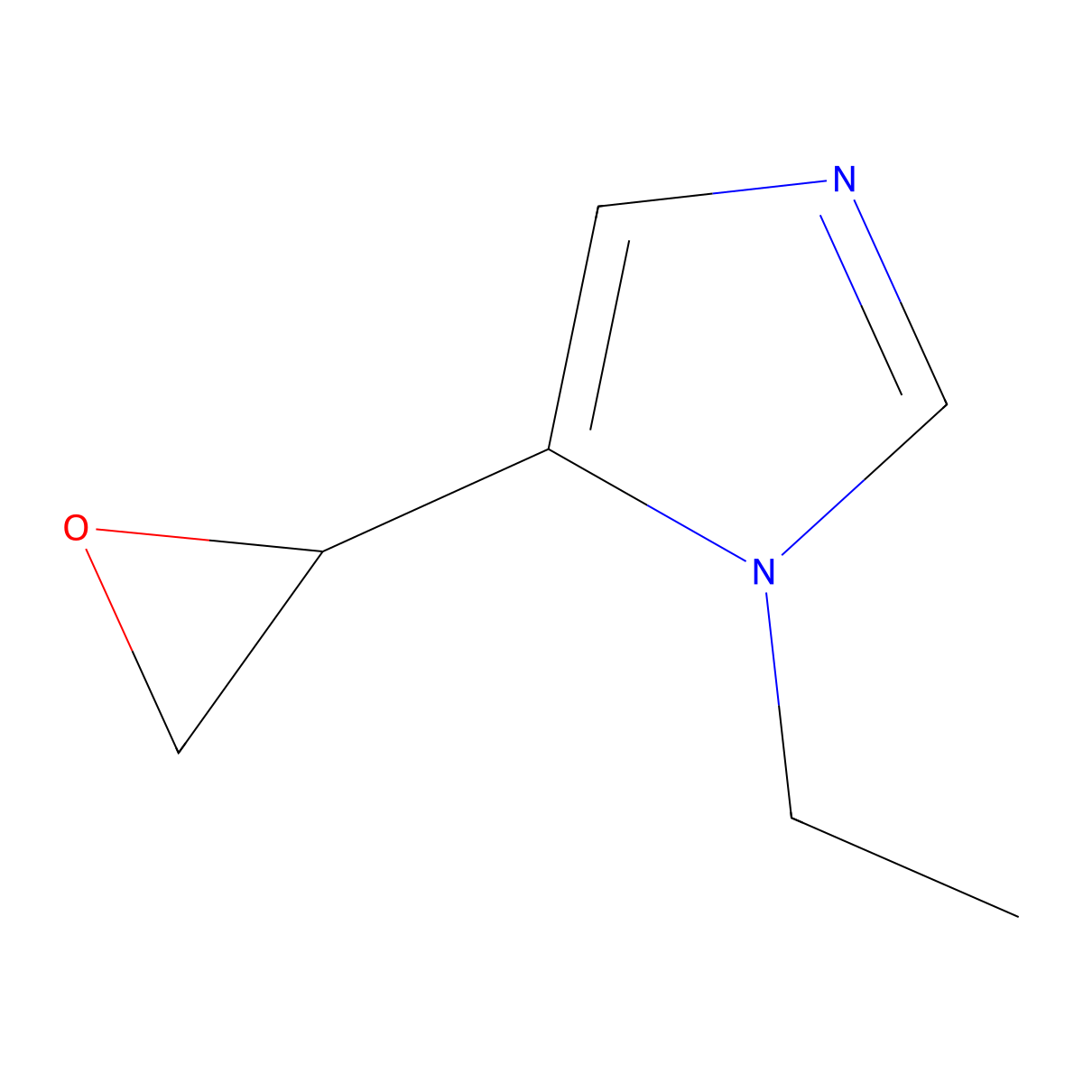 1-ethyl-5-(oxiran-2-yl)-1H-imidazole molecular structure, CAS 1483352-22-2