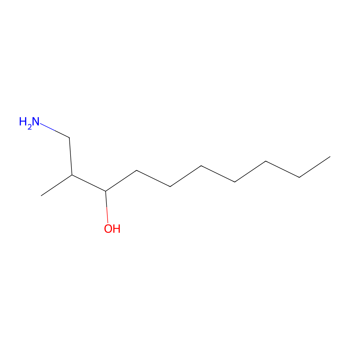 1-Amino-2-methyldecan-3-ol molecular structure, CAS 1483440-97-6