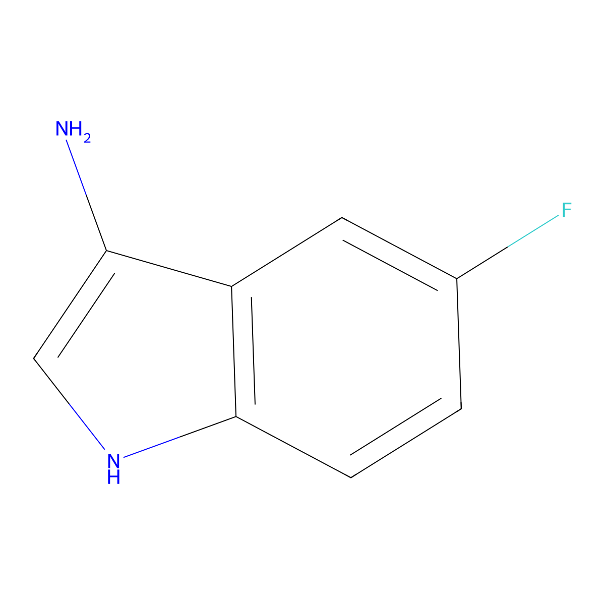 5-fluoro-1H-indol-3-amine molecular structure, CAS 1483533-41-0
