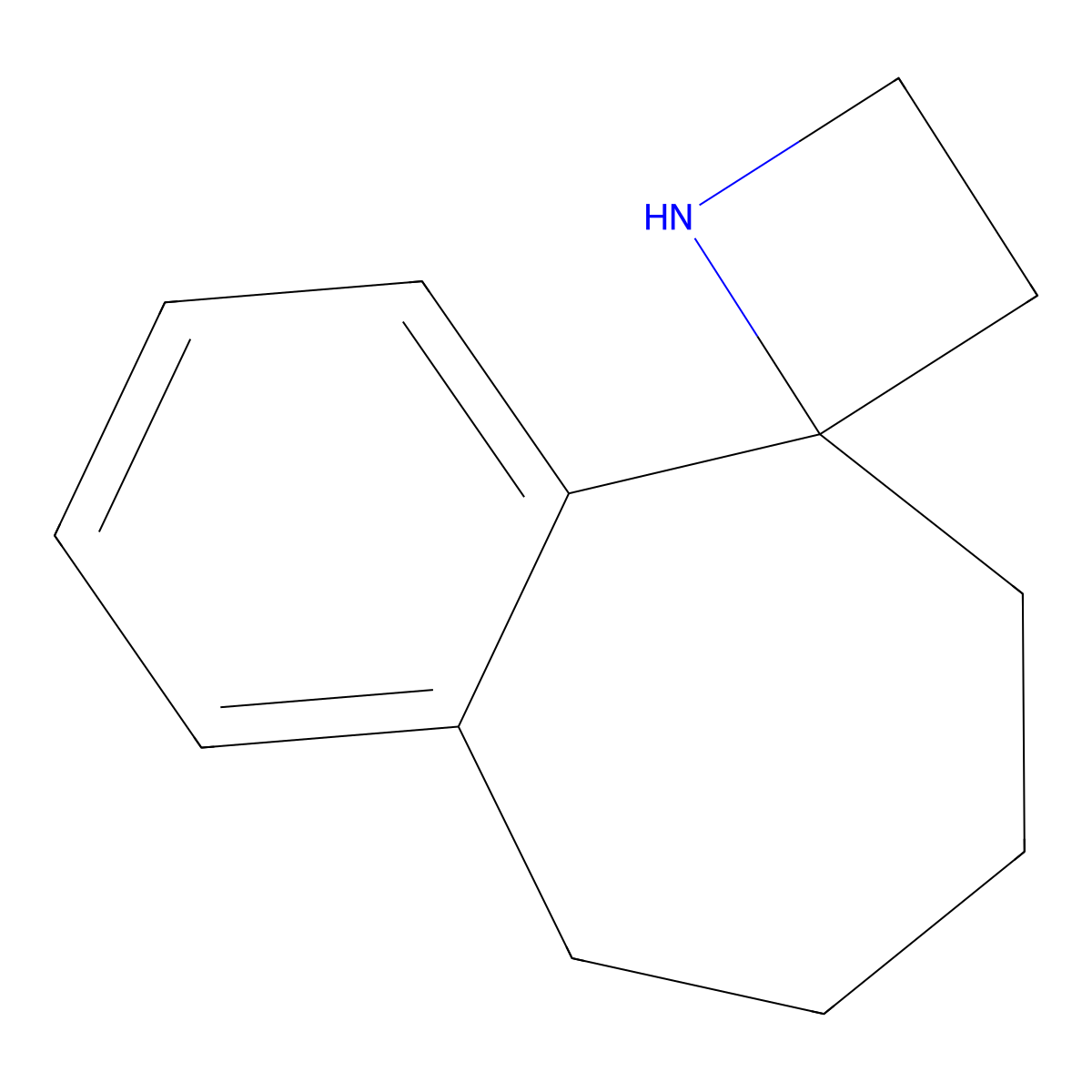 6',7',8',9'-Tetrahydrospiro[azetidine-2,5'-benzo[7]annulene] molecular structure, CAS 1483577-08-7