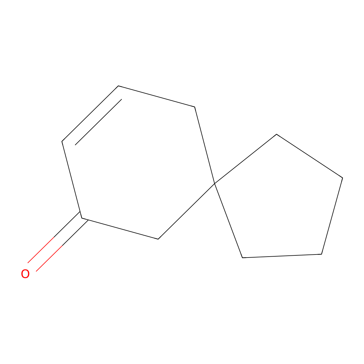 Spiro[4.5]dec-8-en-7-one molecular structure, CAS 148371-18-0