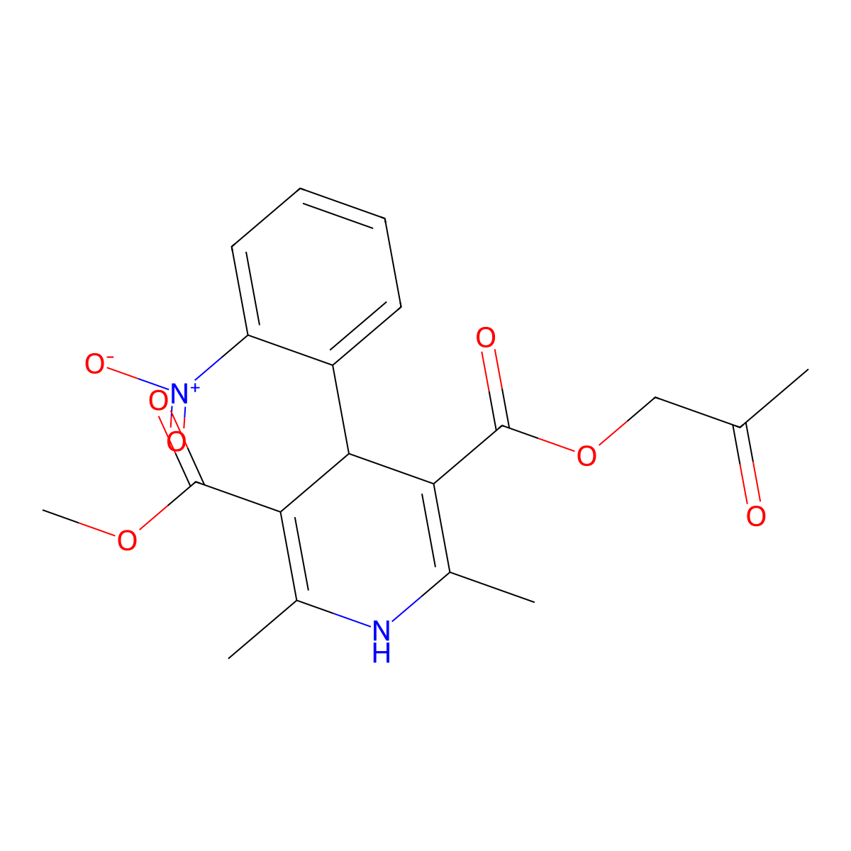 Aranidipine, (S)- molecular structure, CAS 148372-44-5