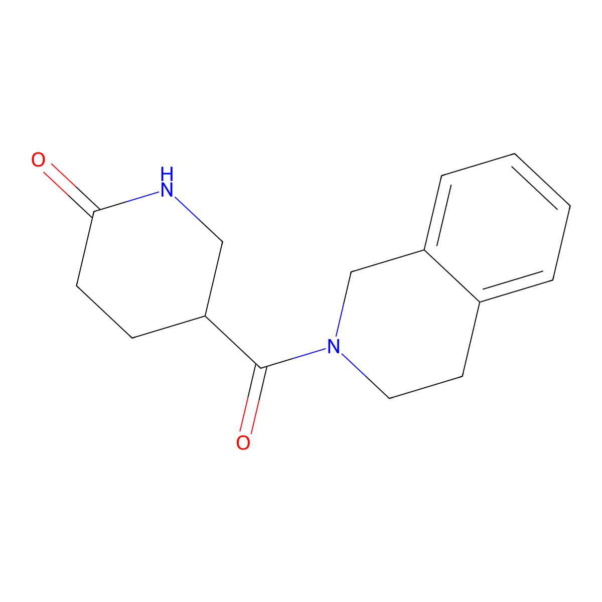 5-(1,2,3,4-Tetrahydroisoquinoline-2-carbonyl)piperidin-2-one molecular structure, CAS 1483770-93-9