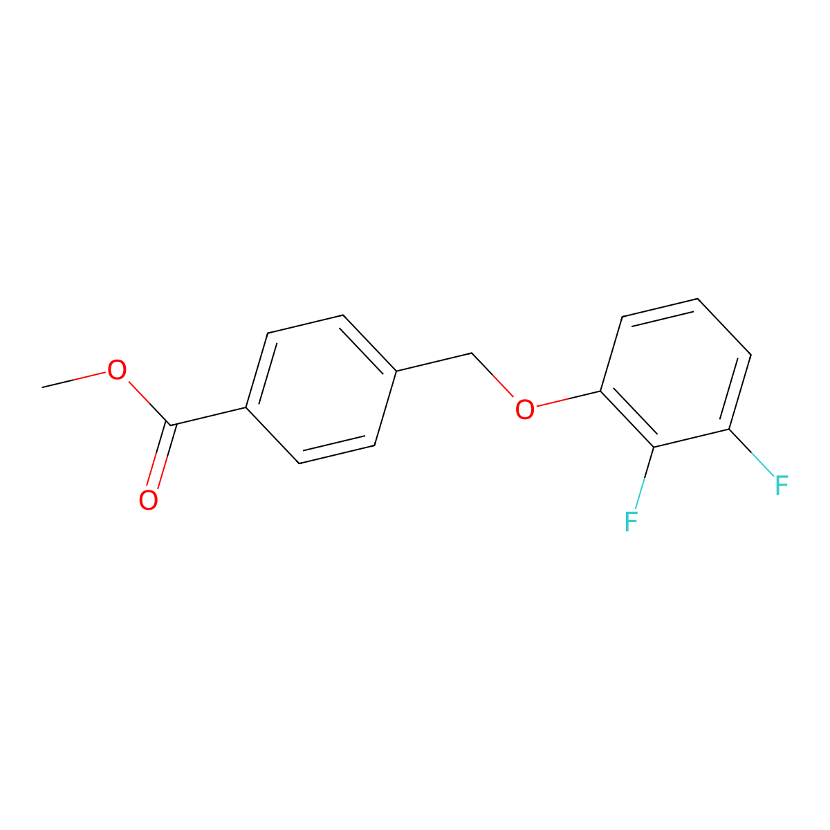 Methyl 4-((2,3-difluorophenoxy)methyl)benzoate molecular structure, CAS 1483803-69-5