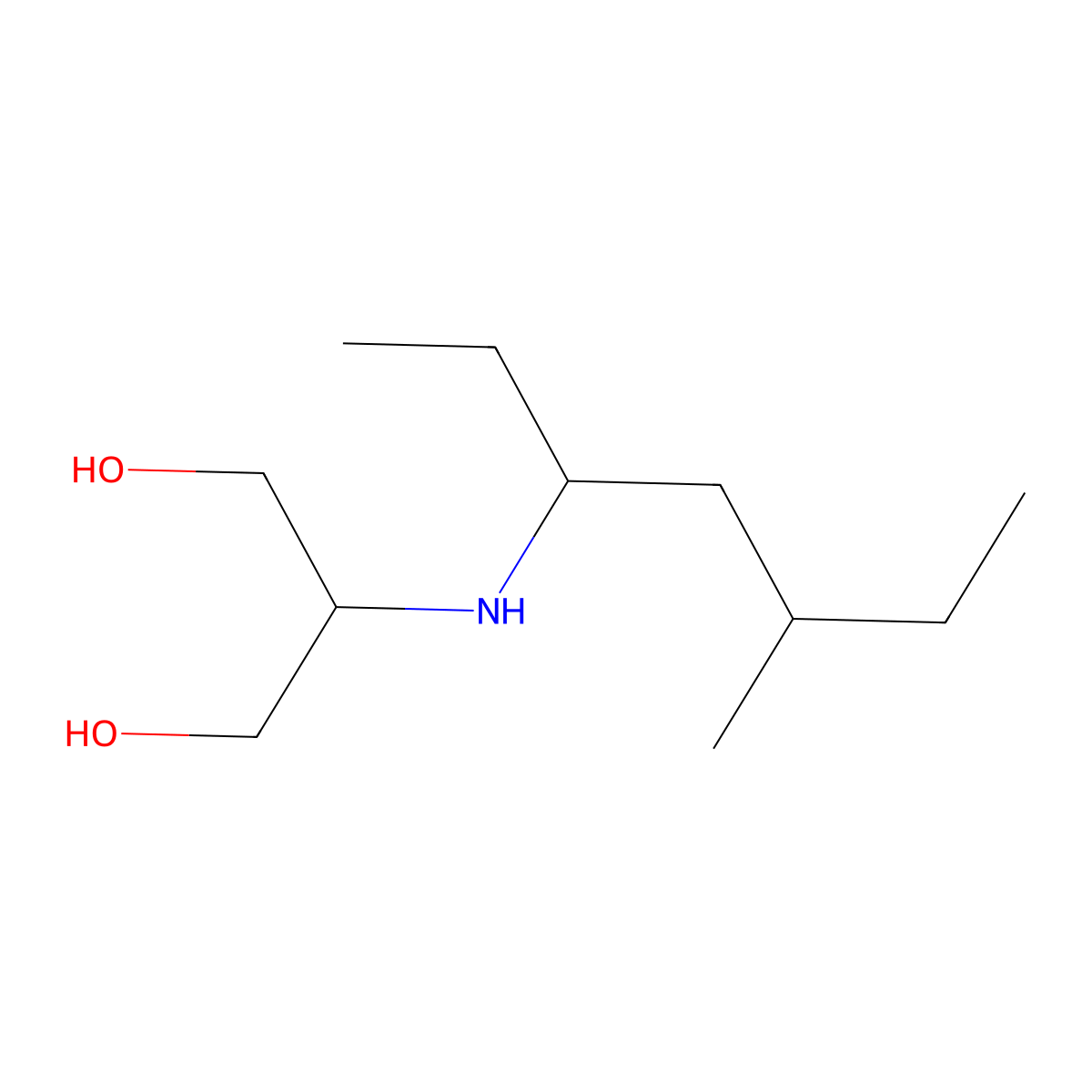 2-[(5-Methylheptan-3-yl)amino]propane-1,3-diol molecular structure, CAS 1483955-69-6
