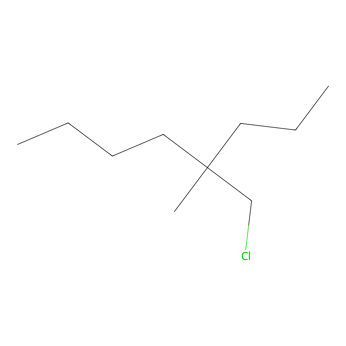 4-(Chloromethyl)-4-methyloctane molecular structure, CAS 1484025-67-3