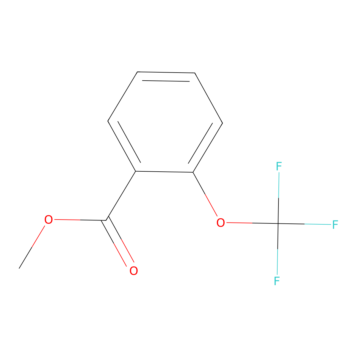 Methyl 2-(trifluoromethoxy)benzoate molecular structure, CAS 148437-99-4