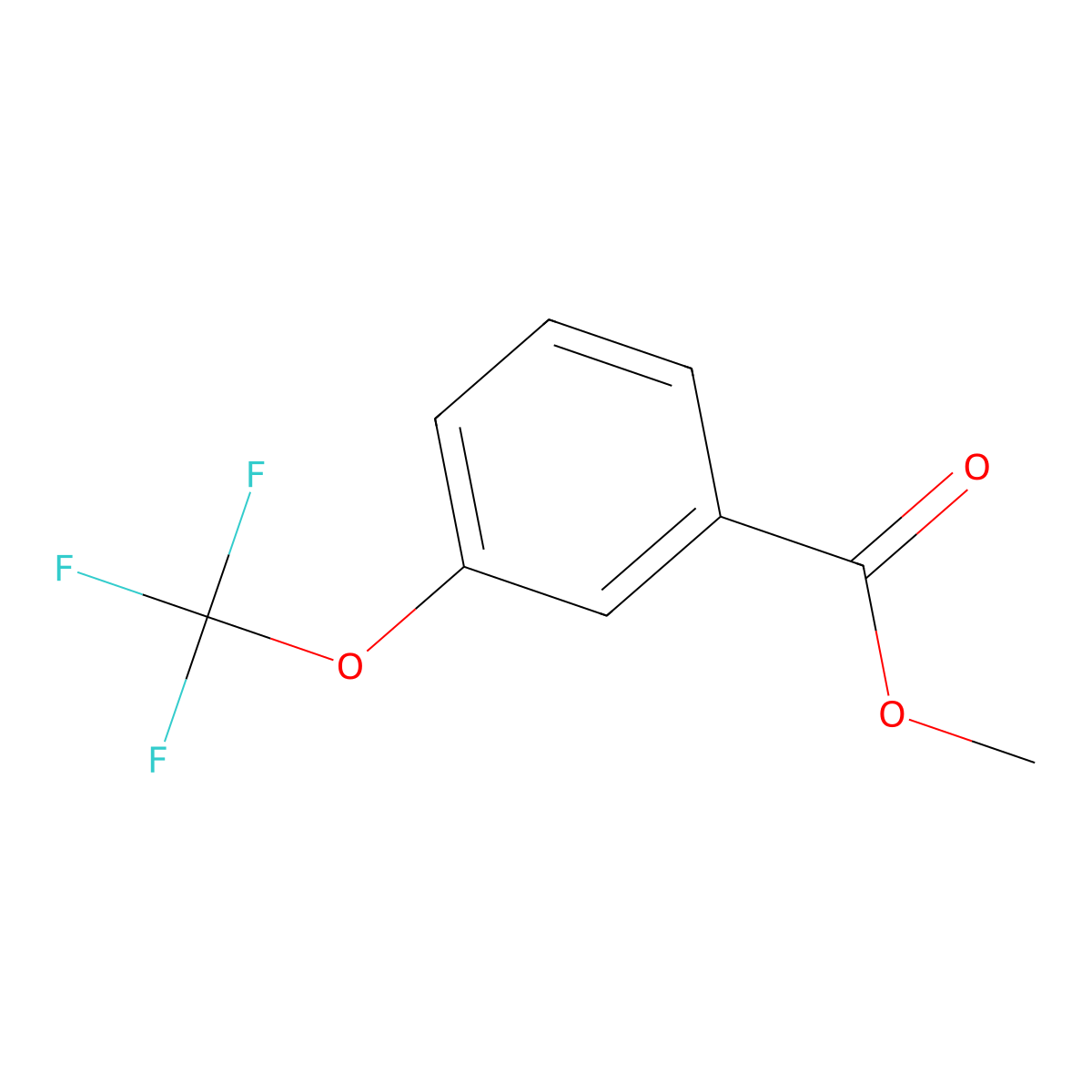 Methyl 3-(trifluoromethoxy)benzoate molecular structure, CAS 148438-00-0