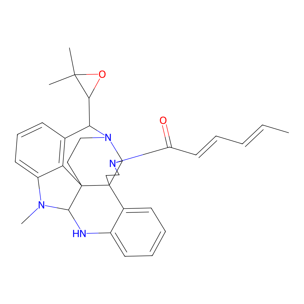 Communesin B molecular structure, CAS 148439-46-7