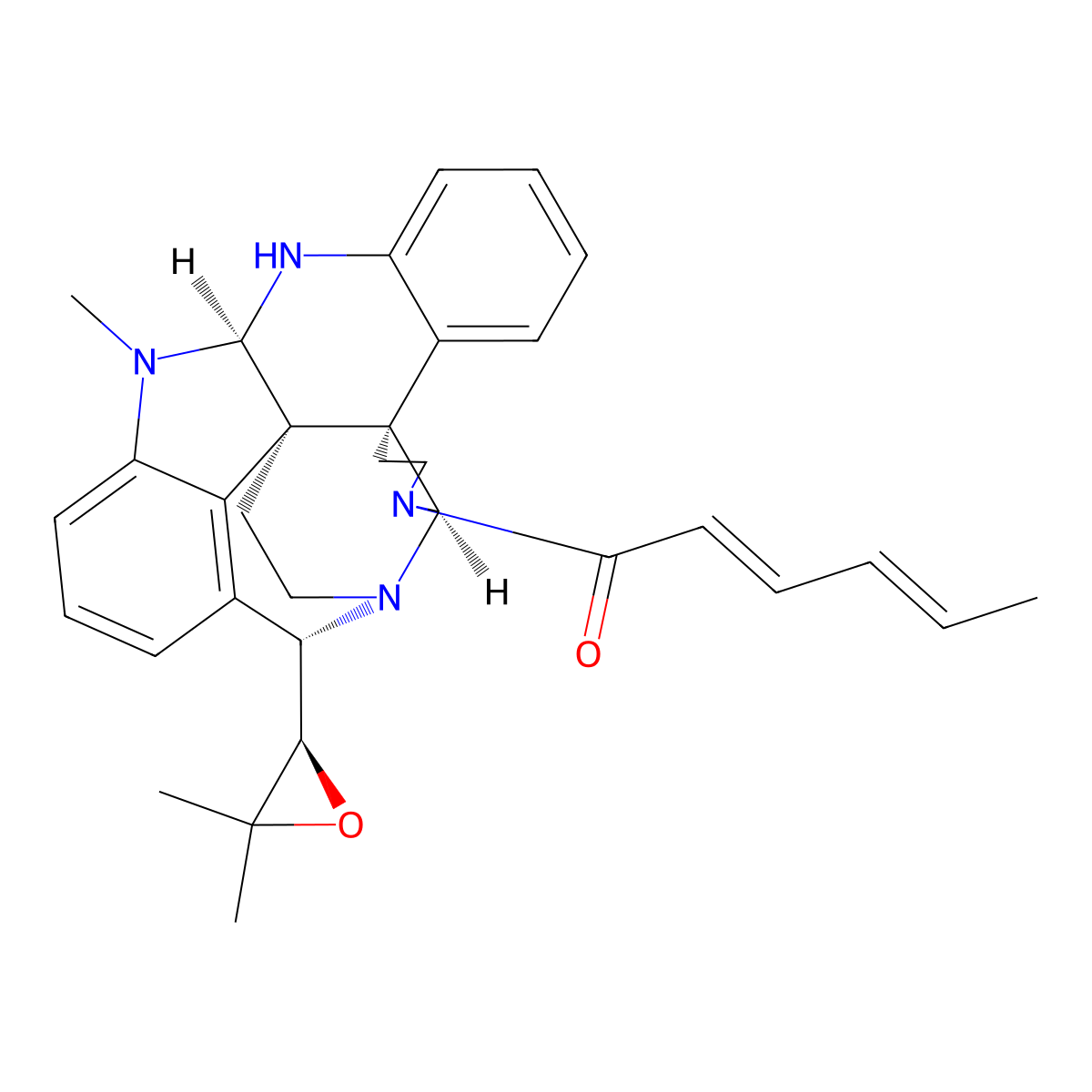 Communesin B molecular structure, CAS 148439-46-7