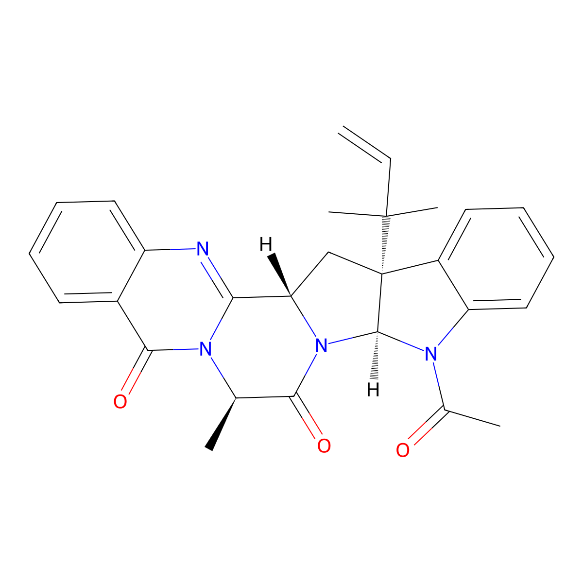 5-N-Acetylardeemin molecular structure, CAS 148441-26-3
