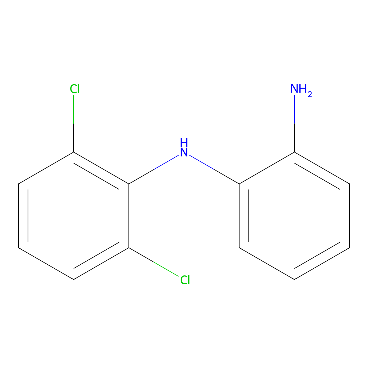 1-N-(2,6-dichlorophenyl)benzene-1,2-diamine molecular structure, CAS 1484436-52-3