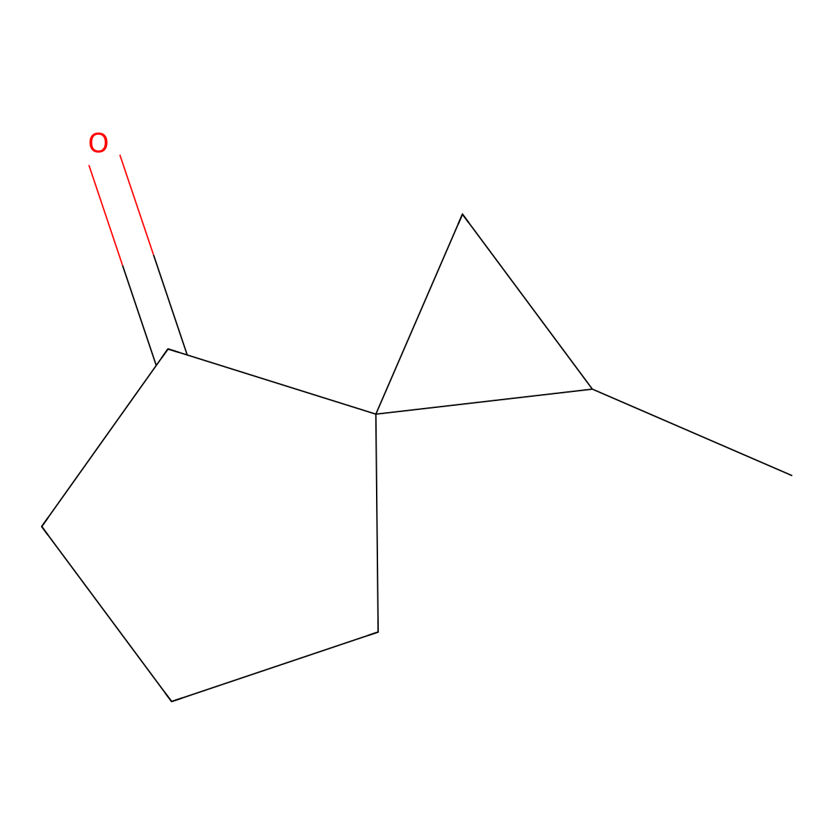 1-Methylspiro[2.4]heptan-4-one molecular structure, CAS 14845-54-6