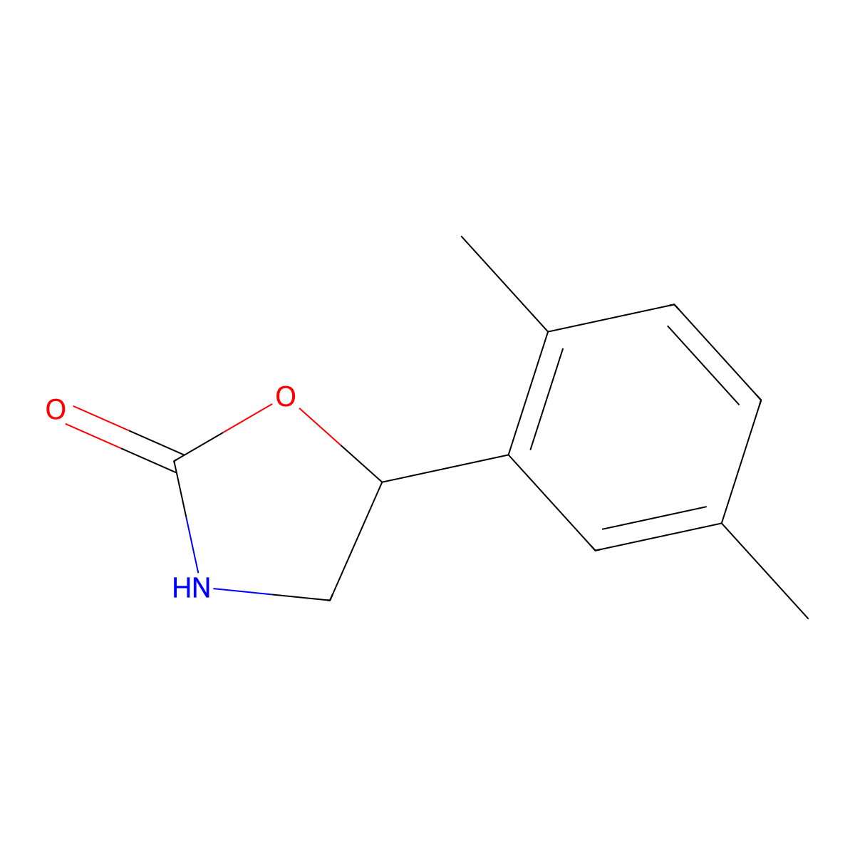 5-(2,5-Dimethylphenyl)oxazolidin-2-one molecular structure, CAS 1484514-63-7