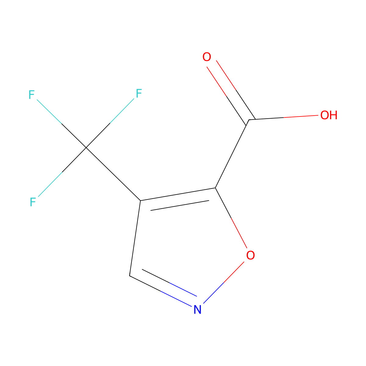 4-(Trifluoromethyl)isoxazole-5-carboxylic acid molecular structure, CAS 1484862-45-4