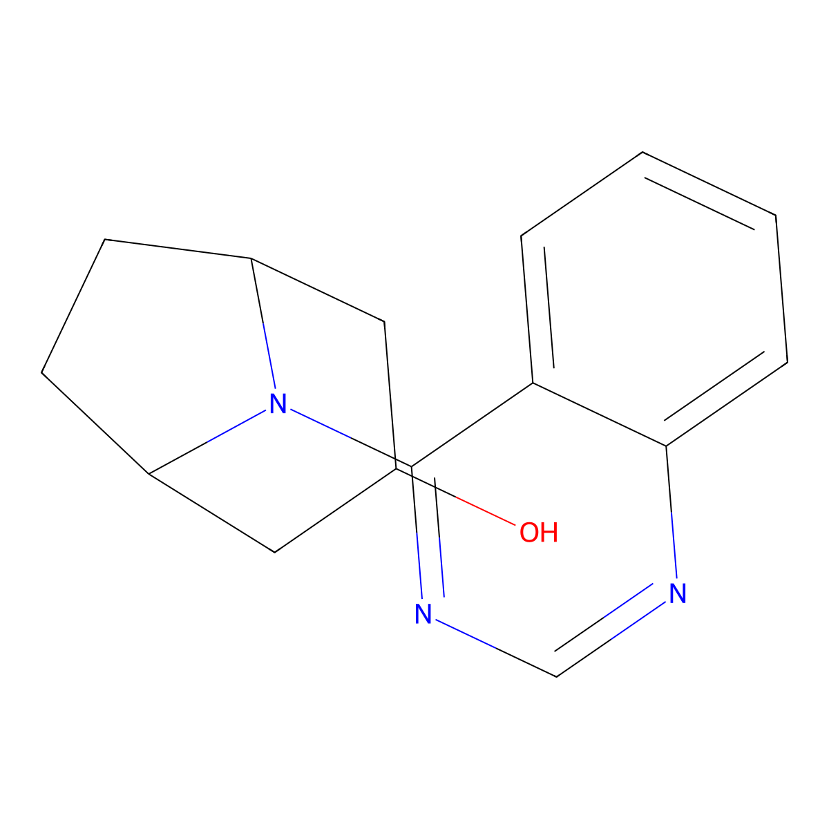 8-(Quinazolin-4-yl)-8-azabicyclo[3.2.1]octan-3-ol molecular structure, CAS 1484868-13-4