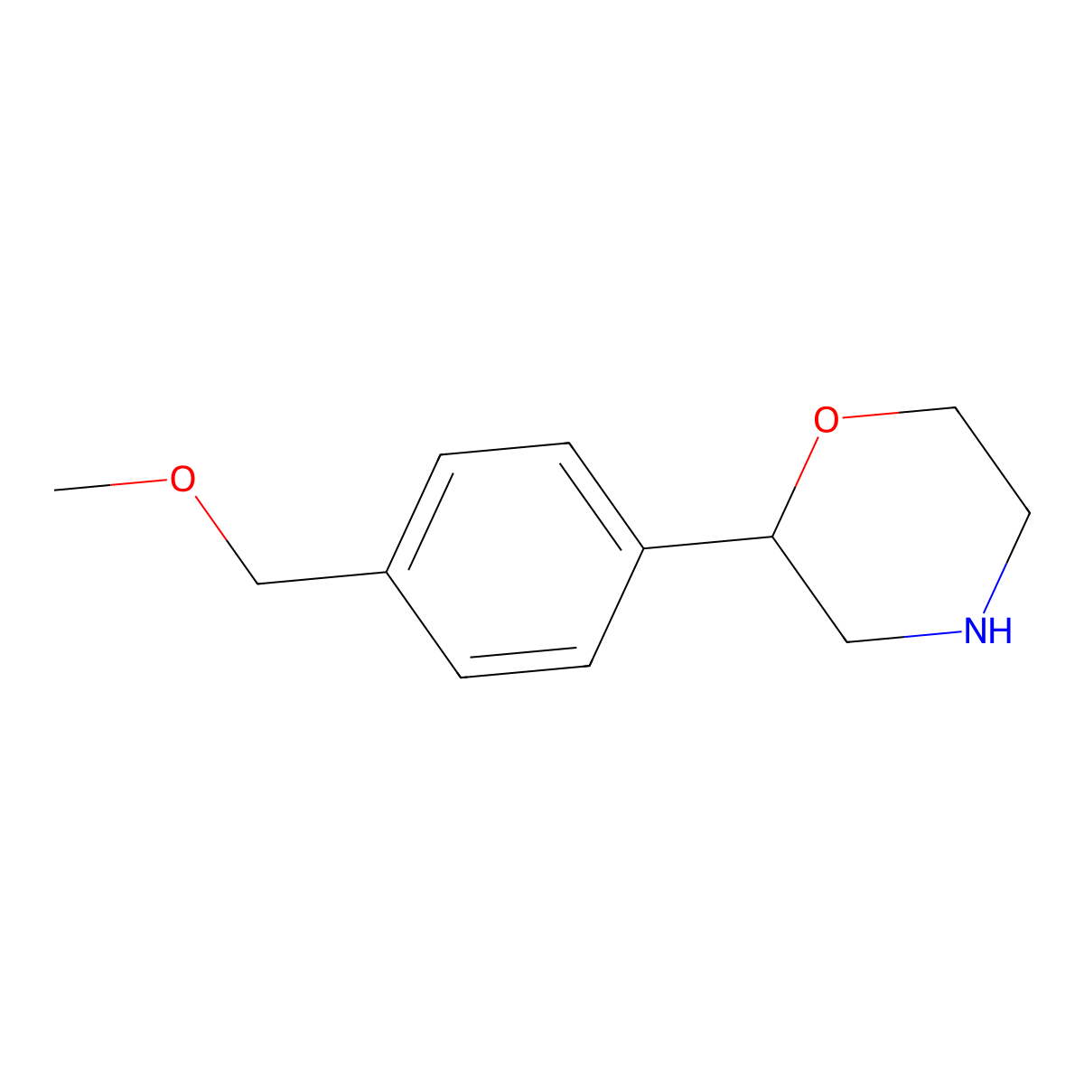 2-(4-(Methoxymethyl)phenyl)morpholine molecular structure, CAS 1484938-39-7