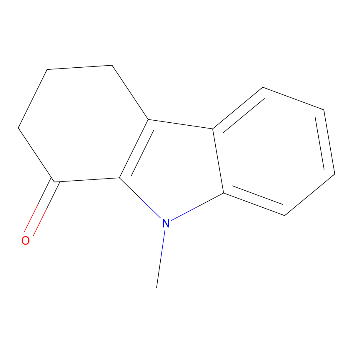 9-methyl-2,3,4,9-tetrahydro-1H-carbazol-1-one molecular structure, CAS 1485-19-4