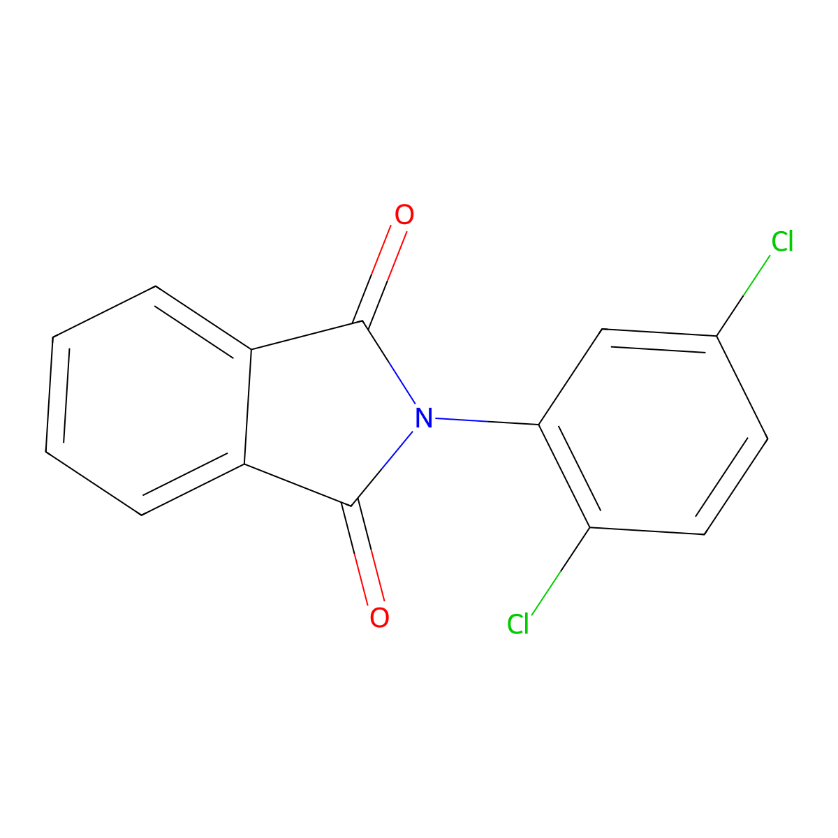 2-(2,5-dichlorophenyl)-1H-isoindole-1,3(2H)-dione molecular structure, CAS 1485-35-4