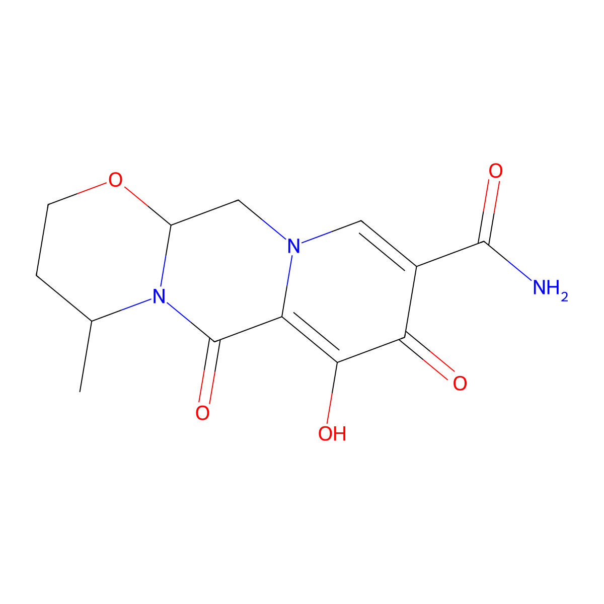 M1 of dolutegravir molecular structure, CAS 1485081-26-2