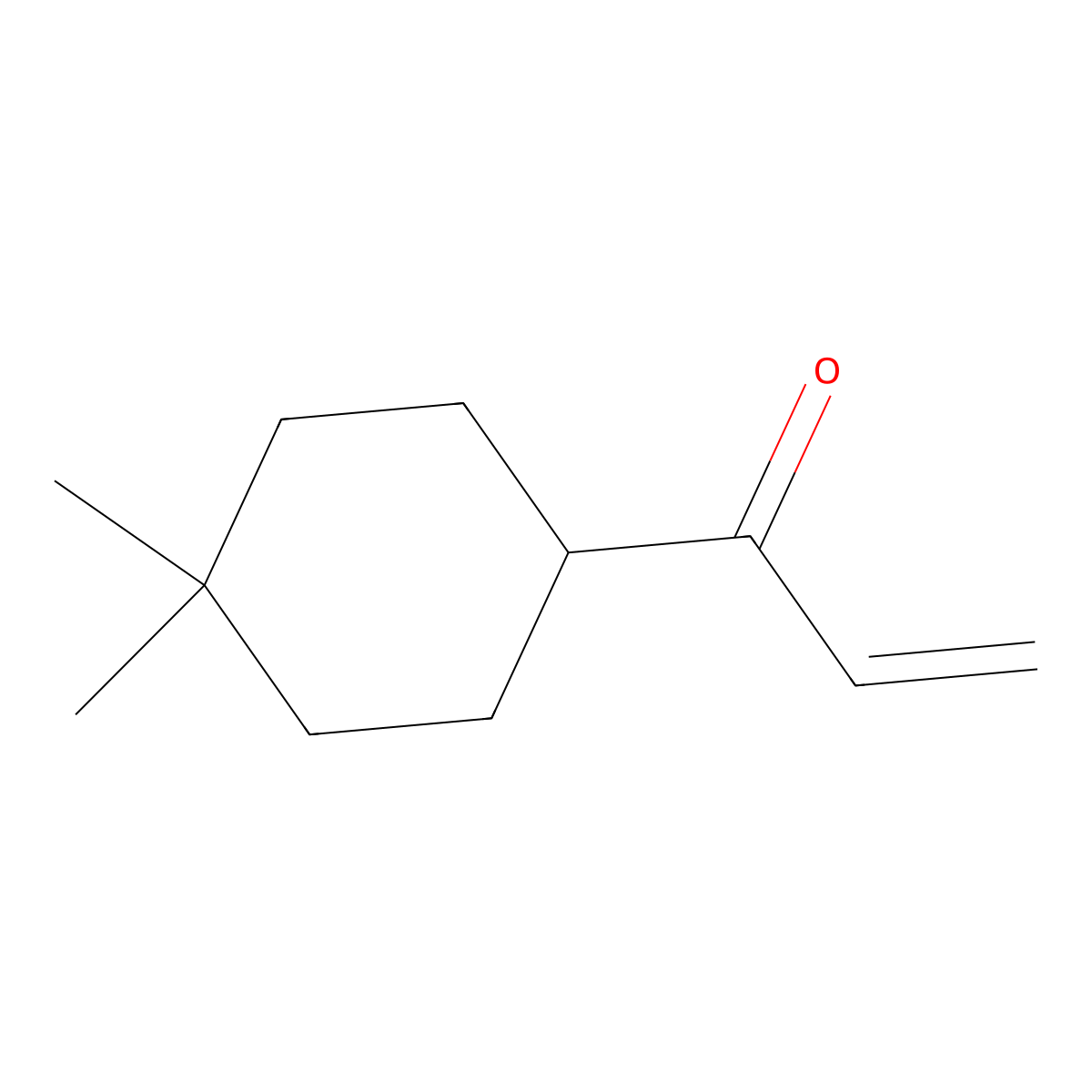 1-(4,4-Dimethylcyclohexyl)prop-2-en-1-one molecular structure, CAS 1485214-14-9
