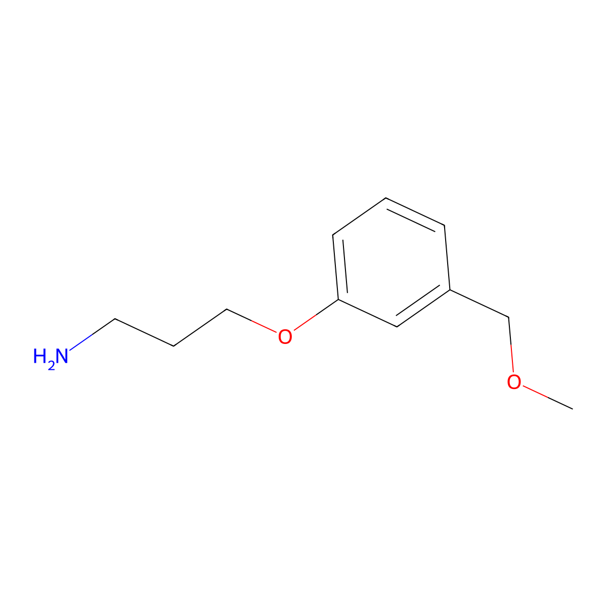 3-(3-(Methoxymethyl)phenoxy)propan-1-amine molecular structure, CAS 1485226-84-3