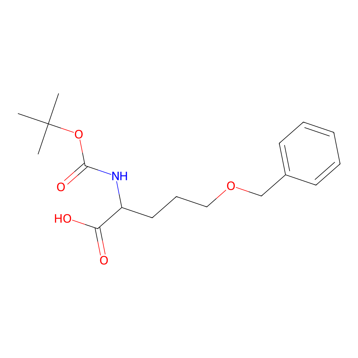 N-Boc-5-(phenylmethoxy)-L-norvaline molecular structure, CAS 148529-07-1