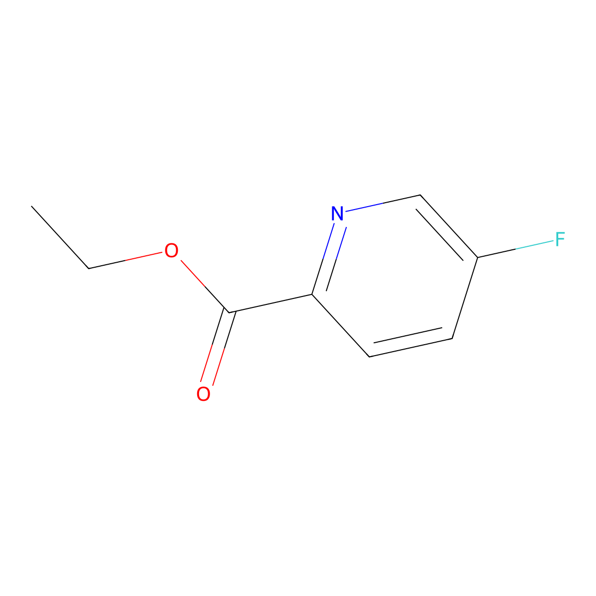 Ethyl 5-fluoropyridine-2-carboxylate molecular structure, CAS 148541-70-2