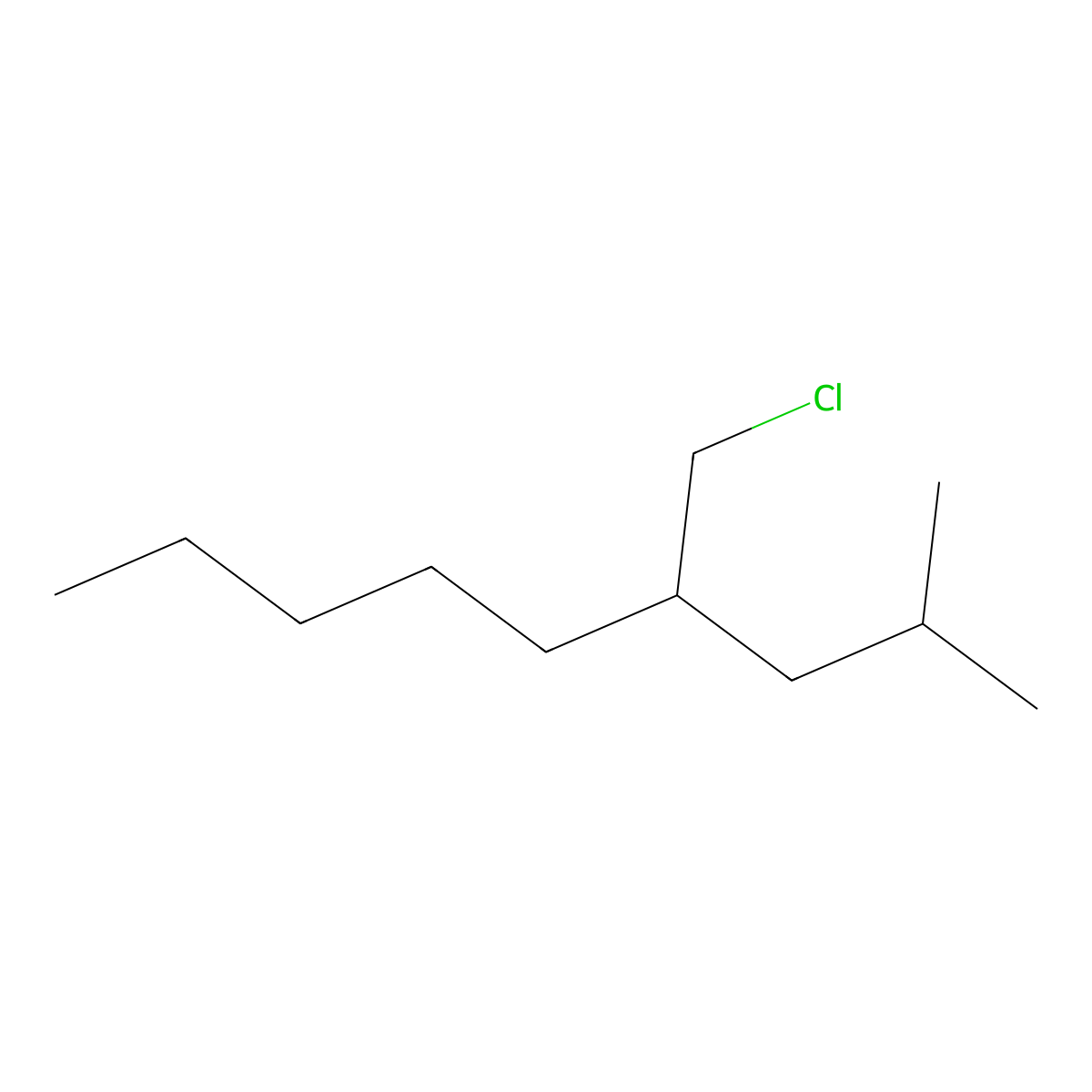 4-(Chloromethyl)-2-methylnonane molecular structure, CAS 1485488-63-8