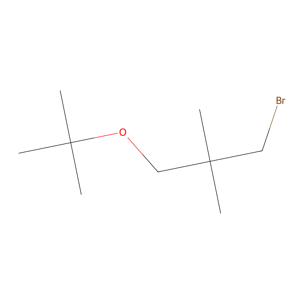 1-Bromo-3-(tert-butoxy)-2,2-dimethylpropane molecular structure, CAS 1485550-91-1