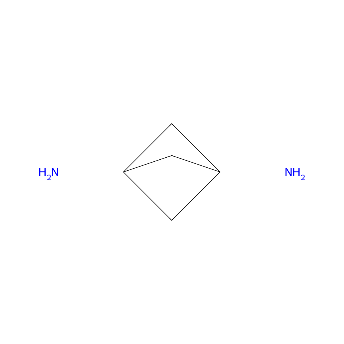 Bicyclo[1.1.1]pentane-1,3-diamine molecular structure, CAS 148561-75-5