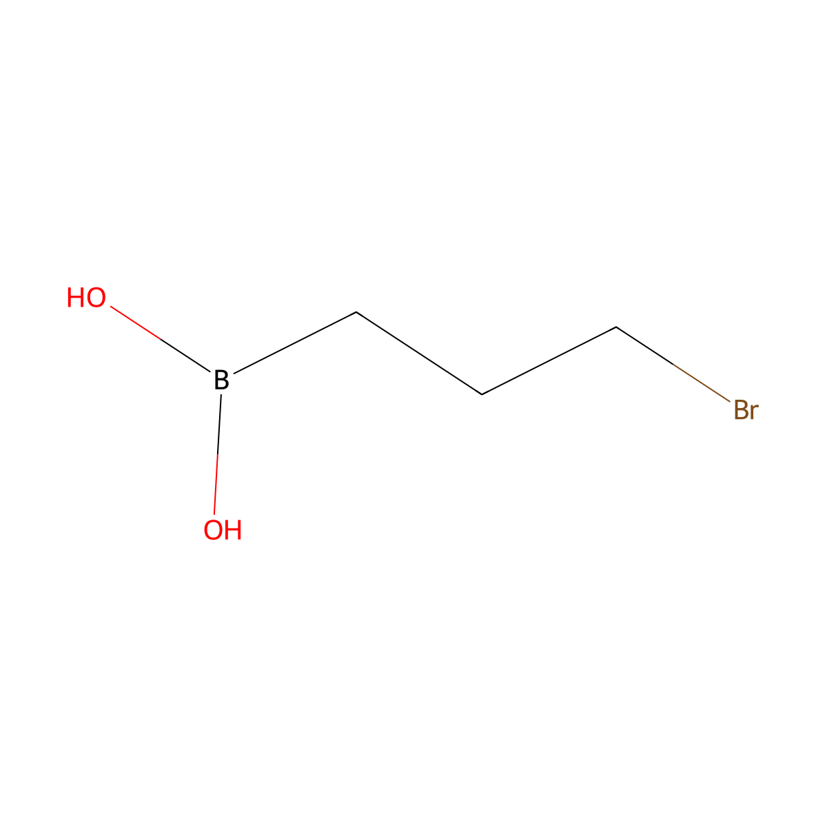 3-Bromopropylboronic acid molecular structure, CAS 148562-11-2