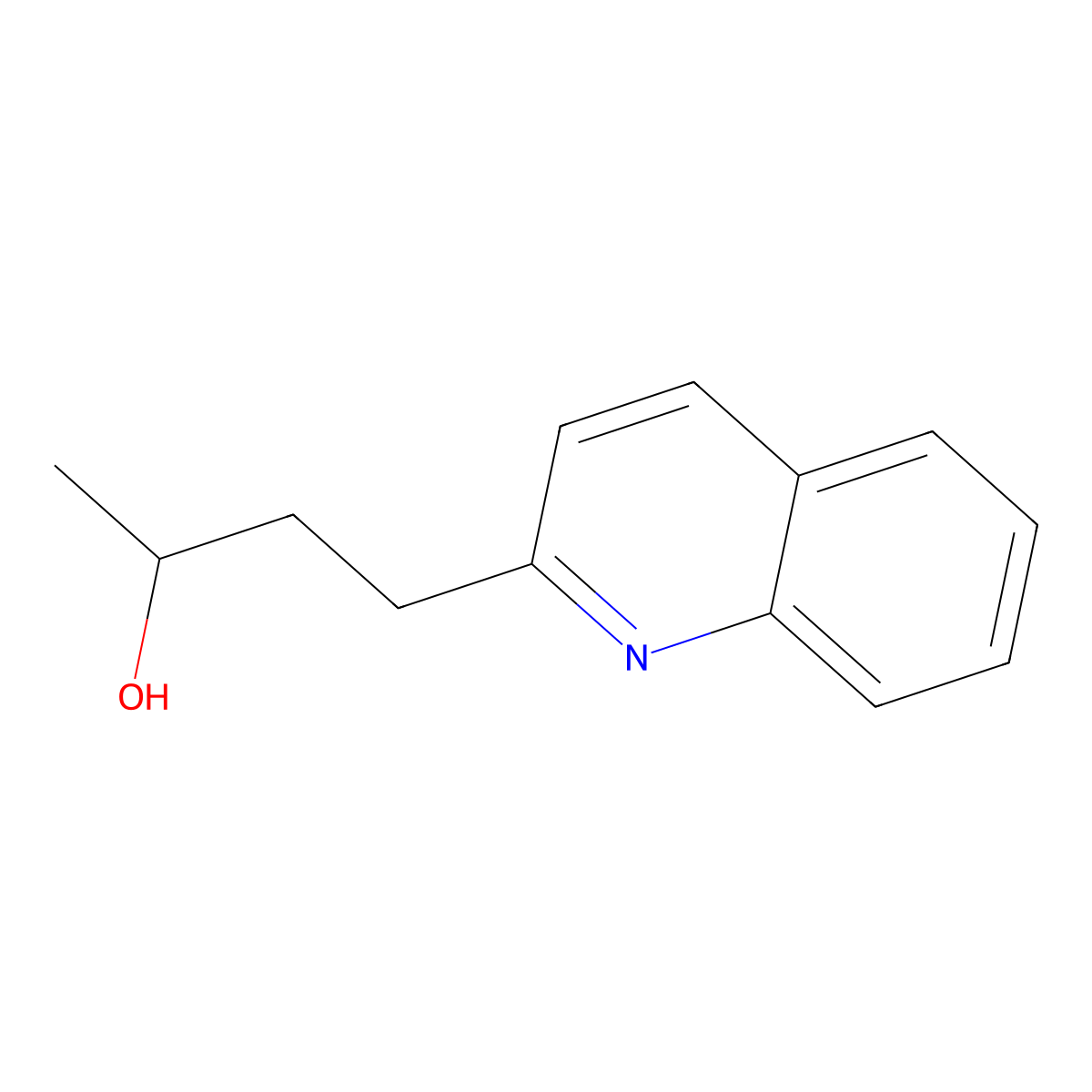 4-(Quinolin-2-yl)butan-2-ol molecular structure, CAS 1485656-35-6