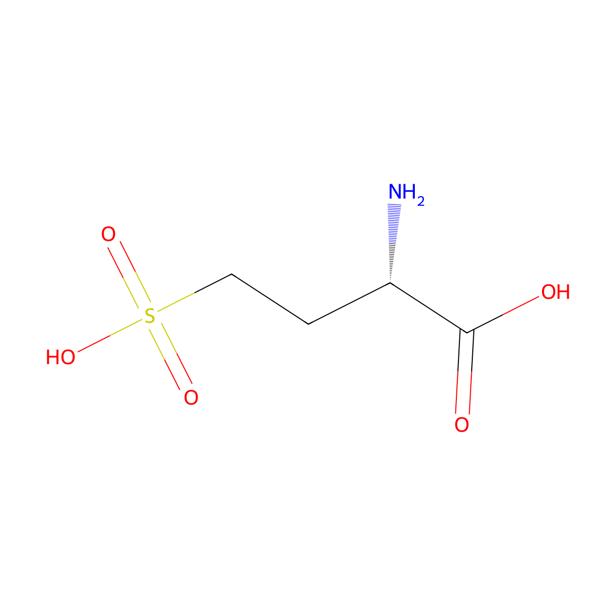 L-Homocysteic acid molecular structure, CAS 14857-77-3