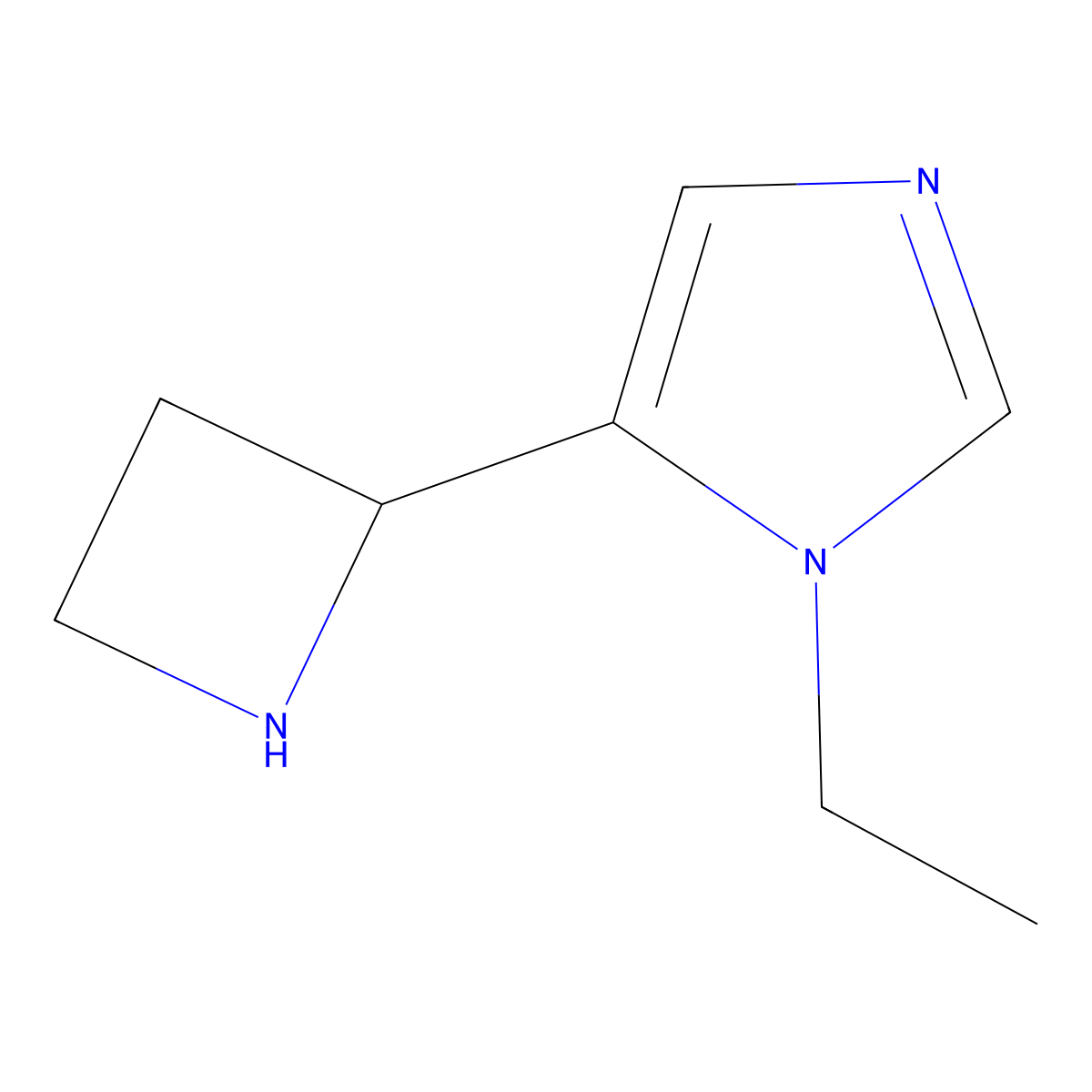 5-(Azetidin-2-yl)-1-ethyl-1h-imidazole molecular structure, CAS 1485761-62-3