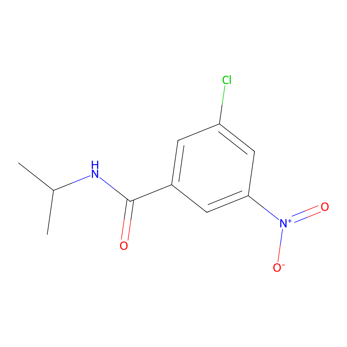 3-Chloro-5-nitro-n-(propan-2-yl)benzamide molecular structure, CAS 1485891-99-3