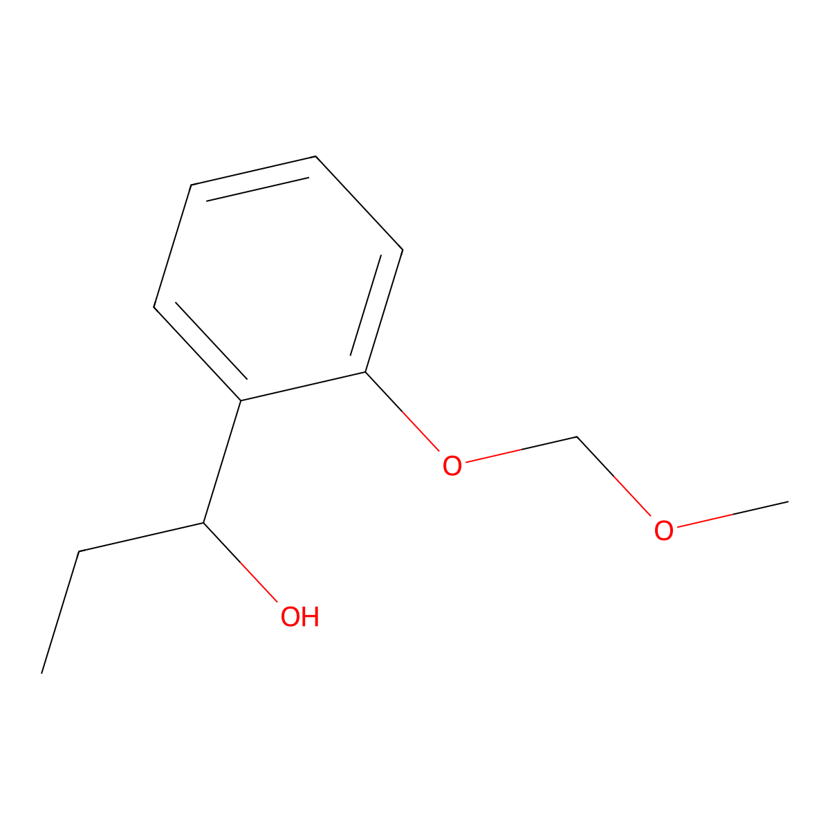 1-(2-(Methoxymethoxy)phenyl)propan-1-ol molecular structure, CAS 1485896-22-7